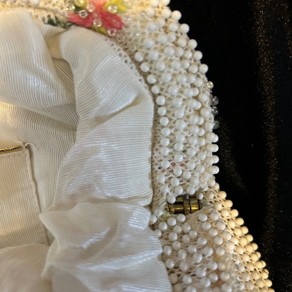 Corde bead vintage hinged bag in perfect condition - Picture 7 of 9